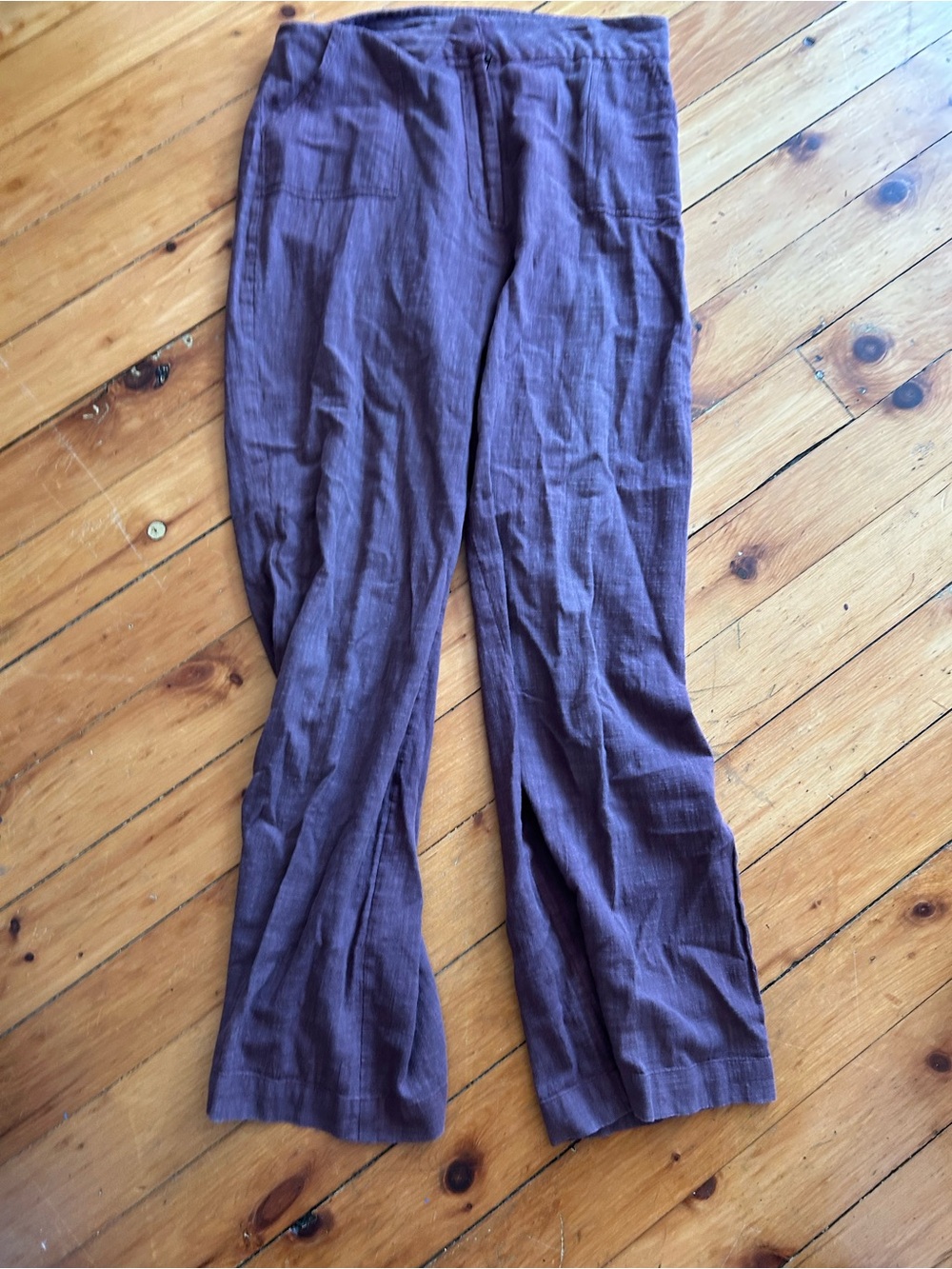 April Cornell romantics purple pants m/l
